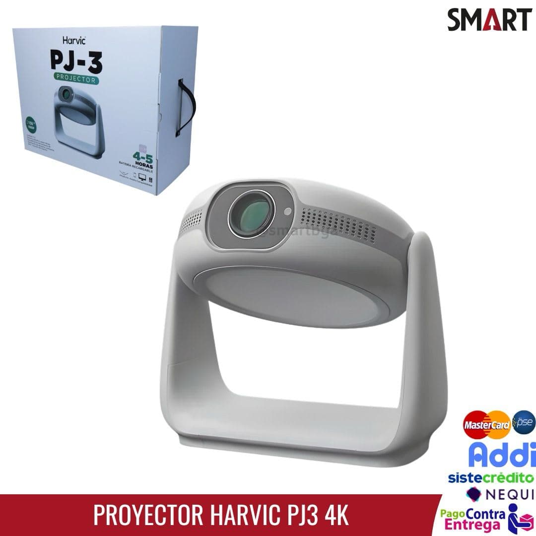Proyector Harvic PJ-3 Portátil (4K + Batería 5H) - foto 1