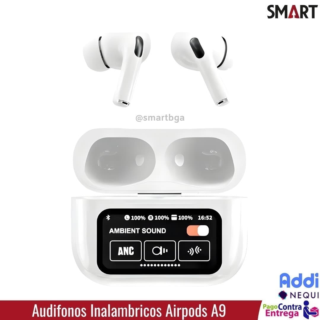 Audifonos Inalambricos A9 Con Pantalla - foto 1