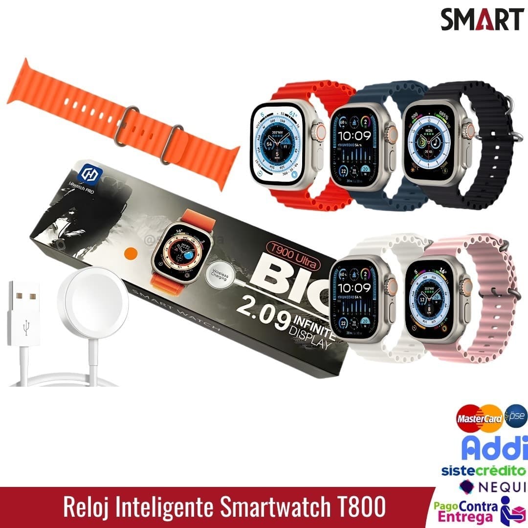 RELOJ INTELIGENTE SMARTWATCH T900 ULTRA 2 - foto 1